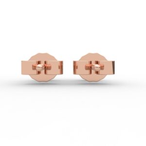 Simple Solitaire Stud Earrings