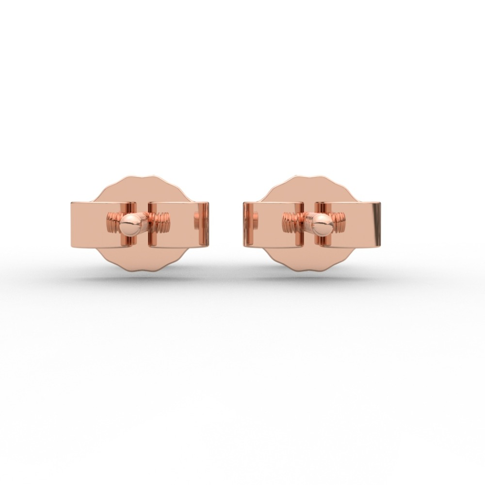Simple Solitaire Stud Earrings