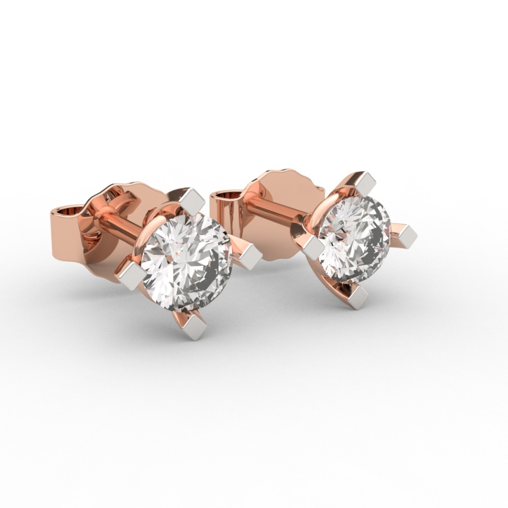Shimmer Shine Solitaire Earrings