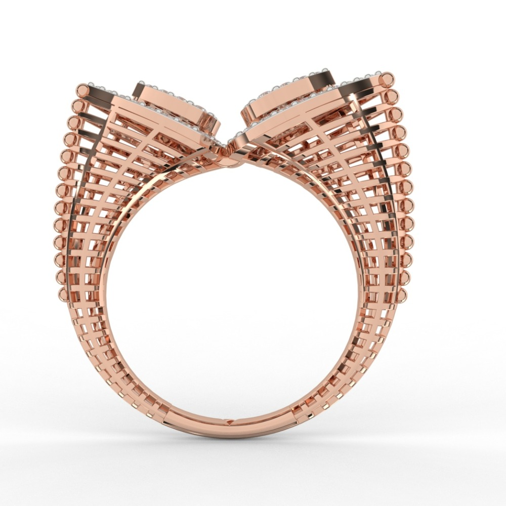 Elegant Lab Grown Diamond Party Wear Ring