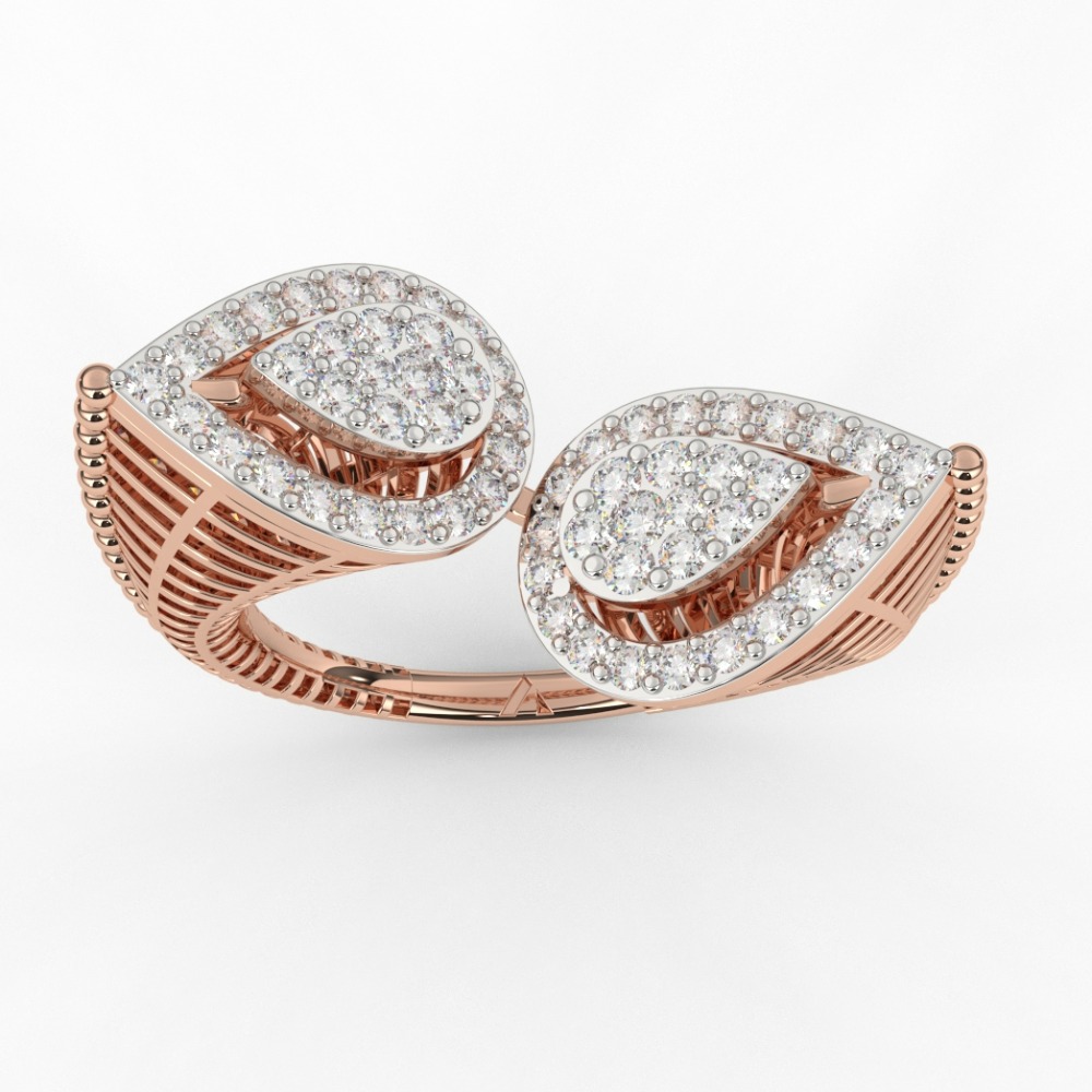 Elegant Lab Grown Diamond Party Wear Ring
