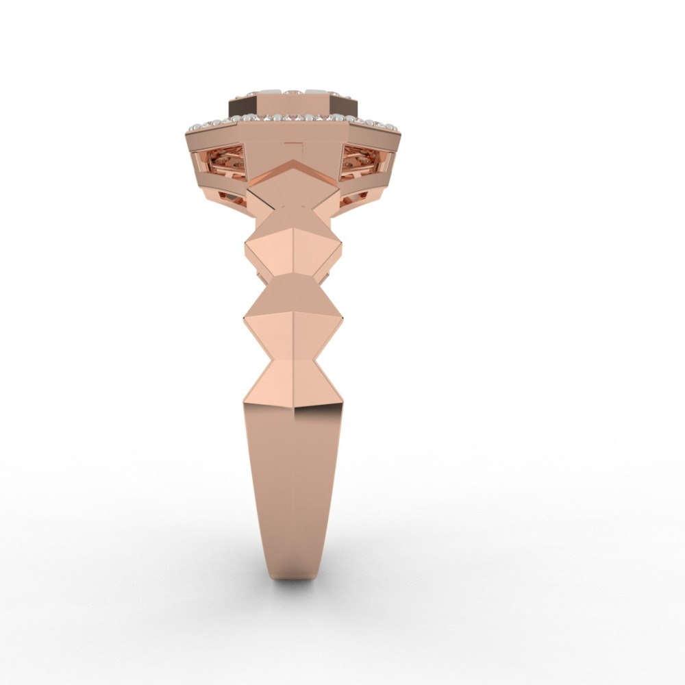 Halo Solitaire Lab Grown Diamond Ring