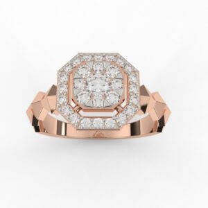 Halo Solitaire Lab Grown Diamond Ring