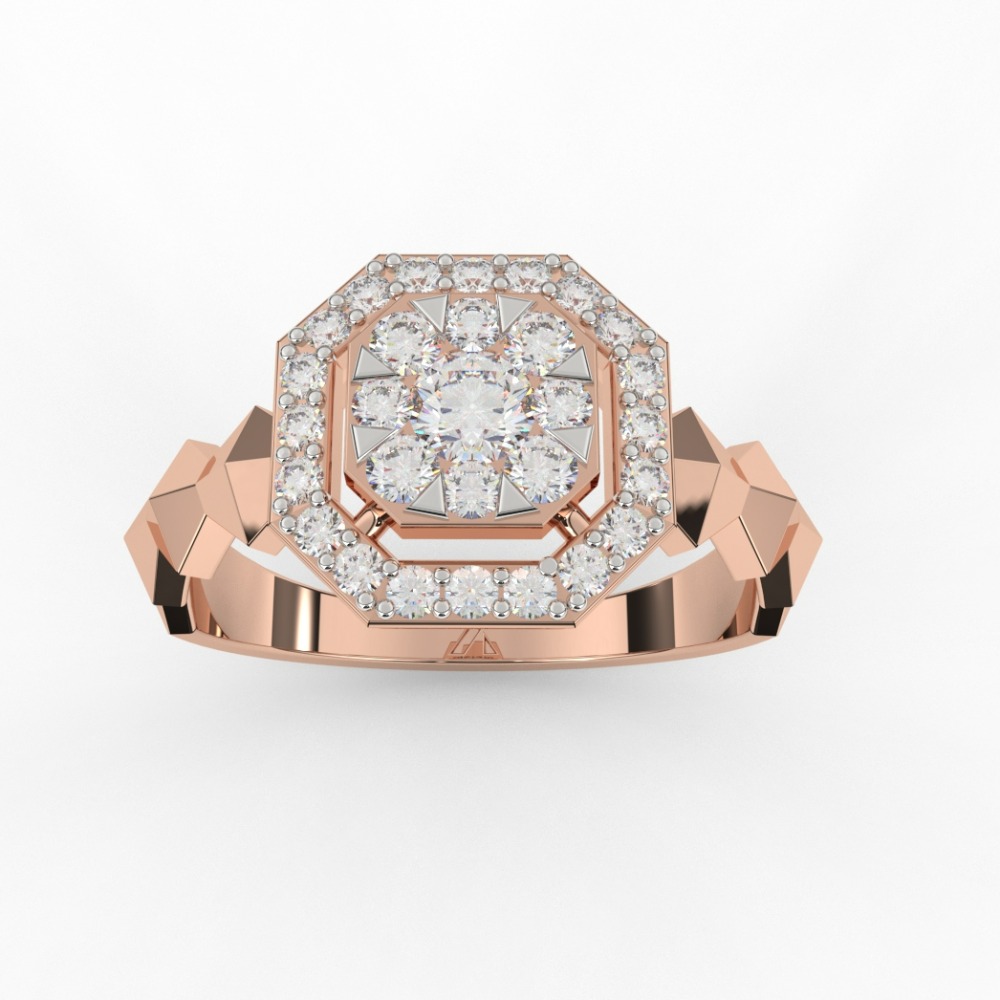 Halo Solitaire Lab Grown Diamond Ring