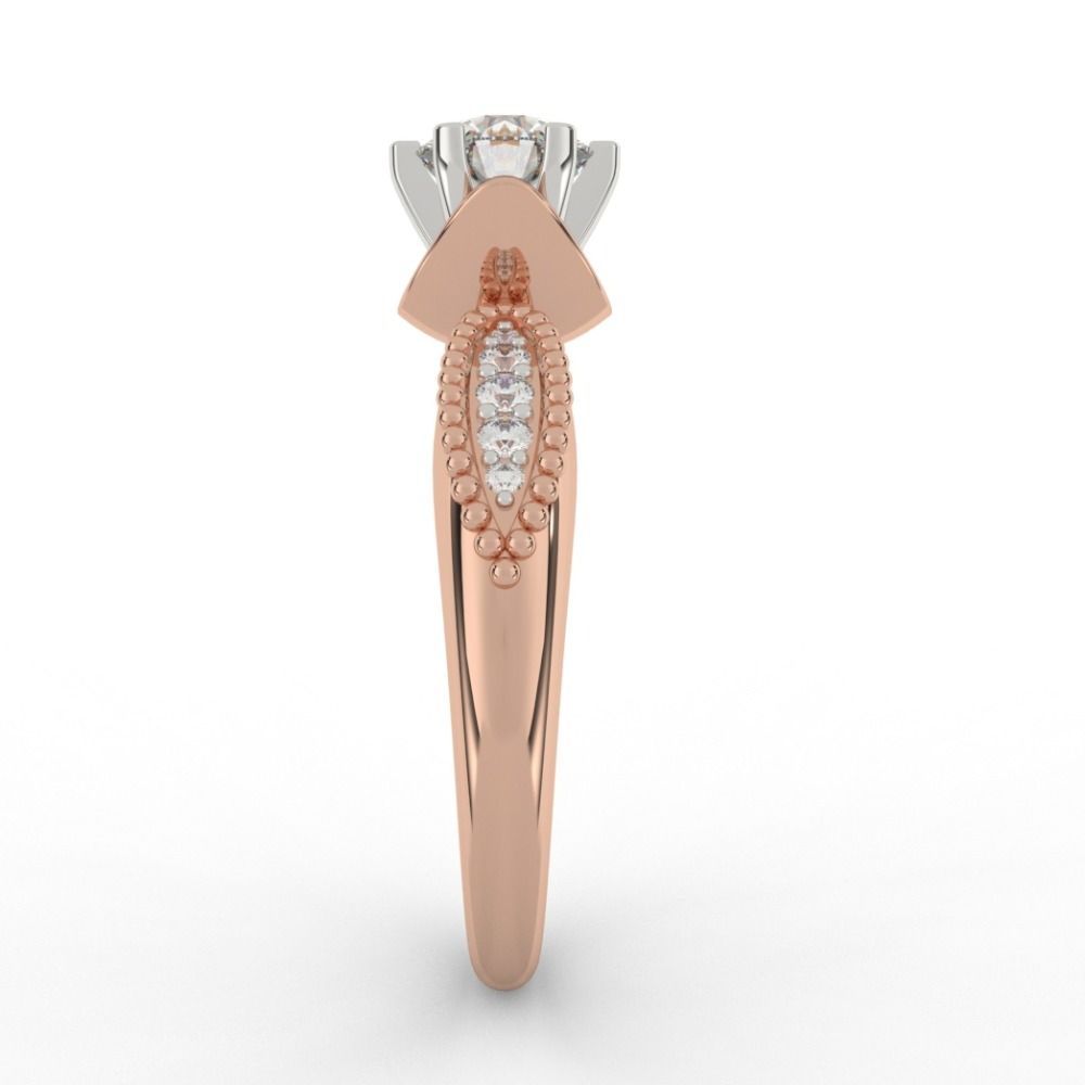 Divine Round Cut Celebrity Ring