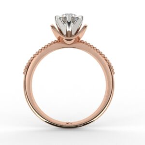 Divine Round Cut Celebrity Ring