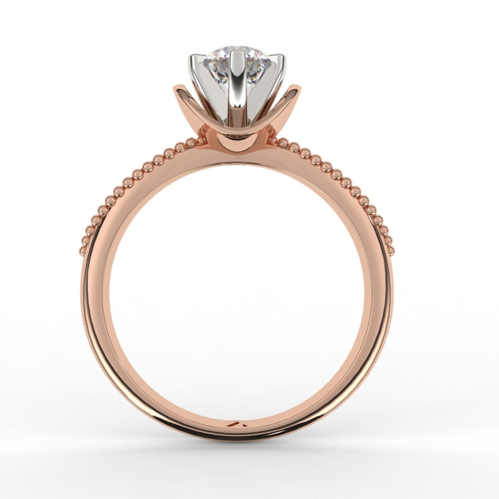 Divine Round Cut Celebrity Ring