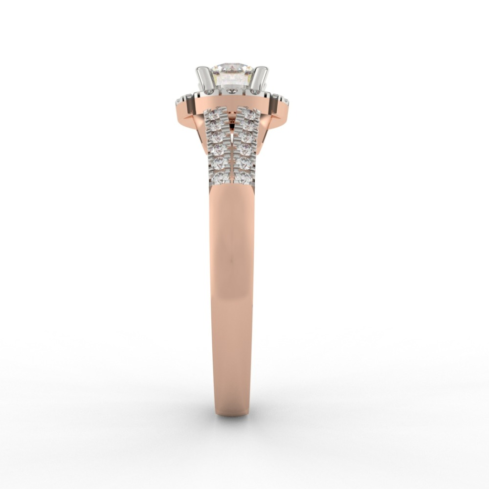 Halo Diva Diamond Ring