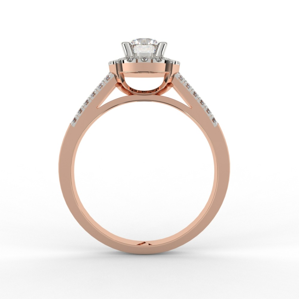 Halo Diva Diamond Ring