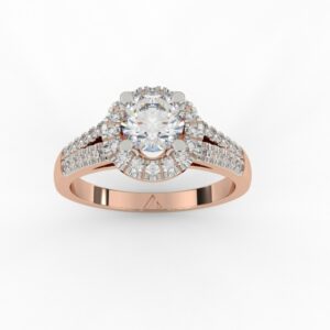 Halo Diva Diamond Ring