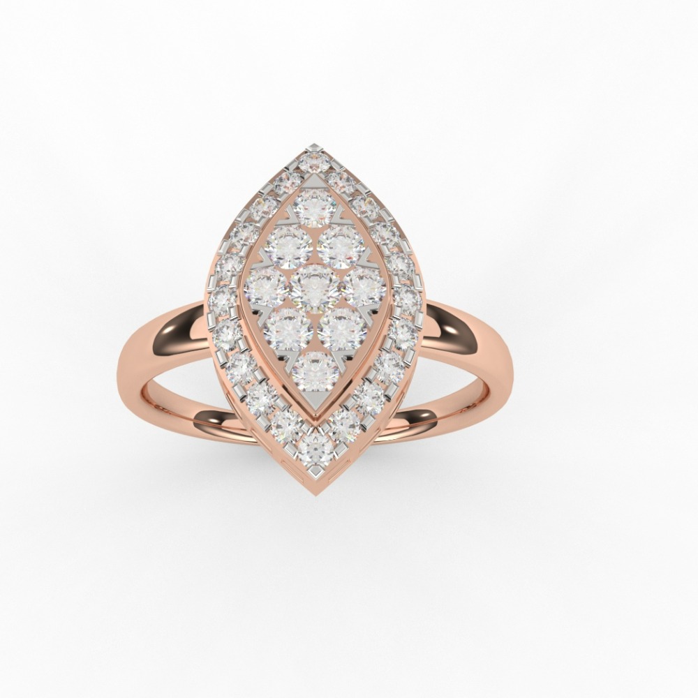 Marquise Shape Lab Diamond Ring