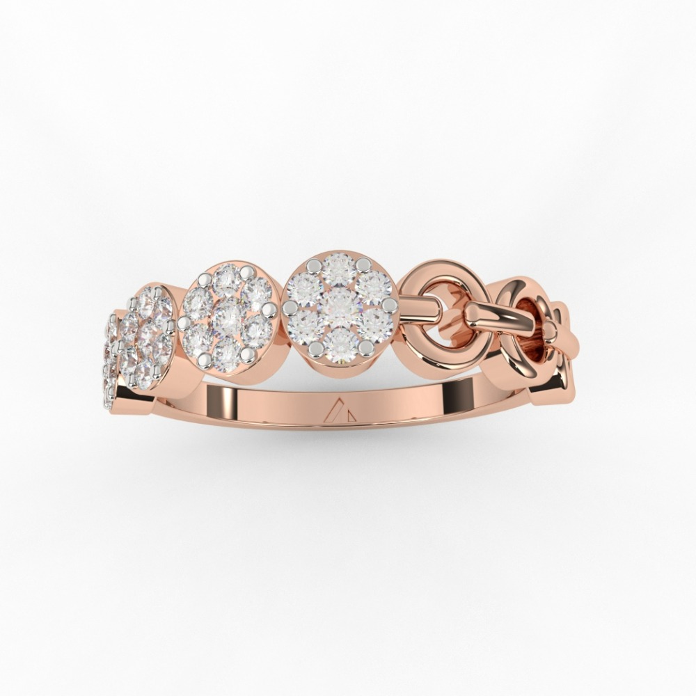Symbolized Diamonds Wedding Band