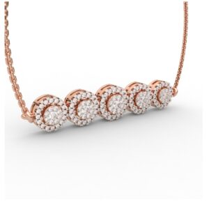 Halo Promise Diamond Pendant Set