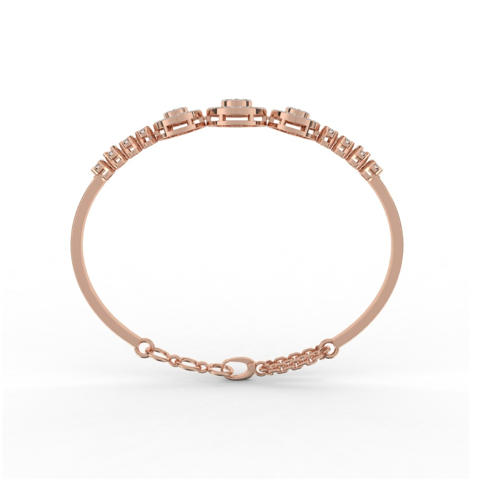 Big Halo Glamorous Diamond Bracelet