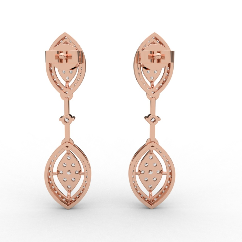 Trendy Lab Grown Diamond Earrings