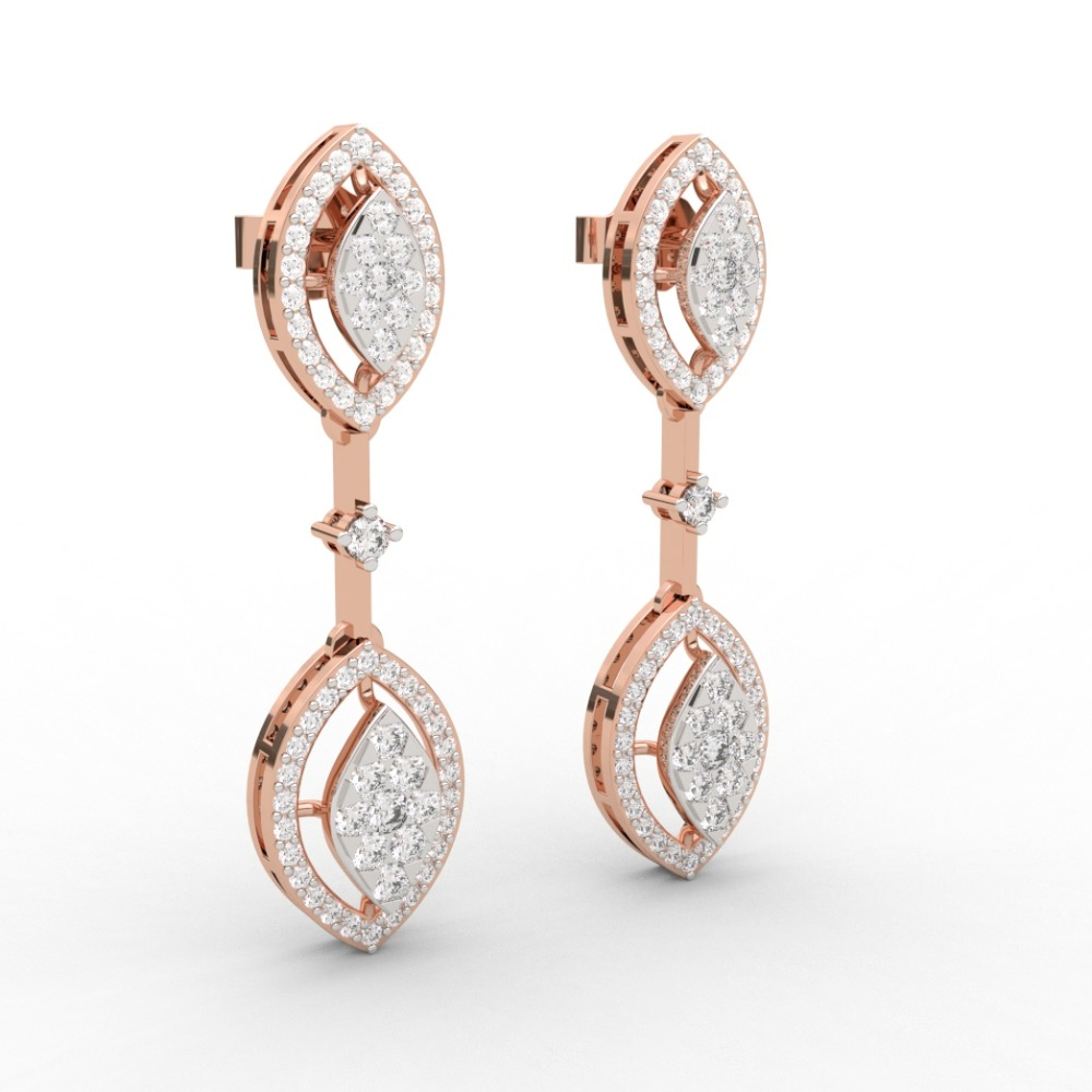 Trendy Lab Grown Diamond Earrings