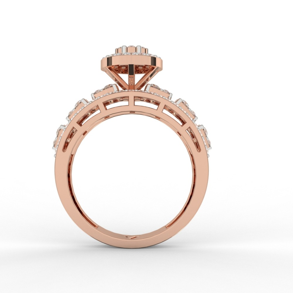 Isabella Lab Grown Diamond Halo Ring