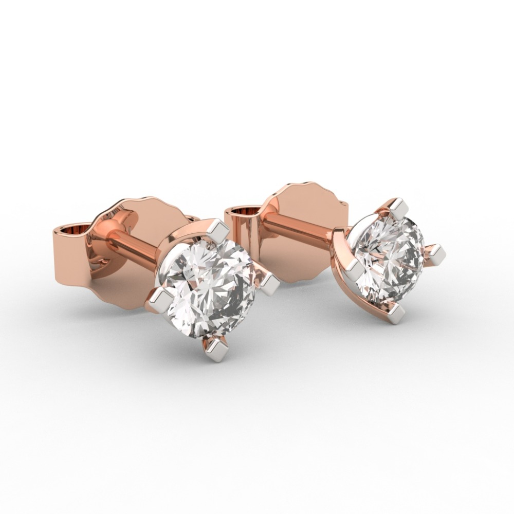 Extraordinary Lab Grown Diamond Gold Earring