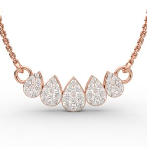 Pear Shape Statement Diamond Pendant