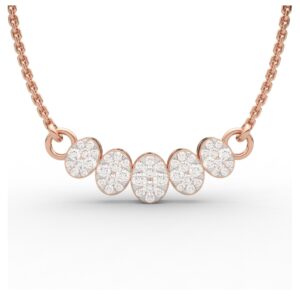 Oval Shape Brilliant Diamond Pendant