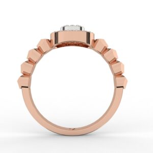 Round Halo Lab Grown Diamond Wedding Ring