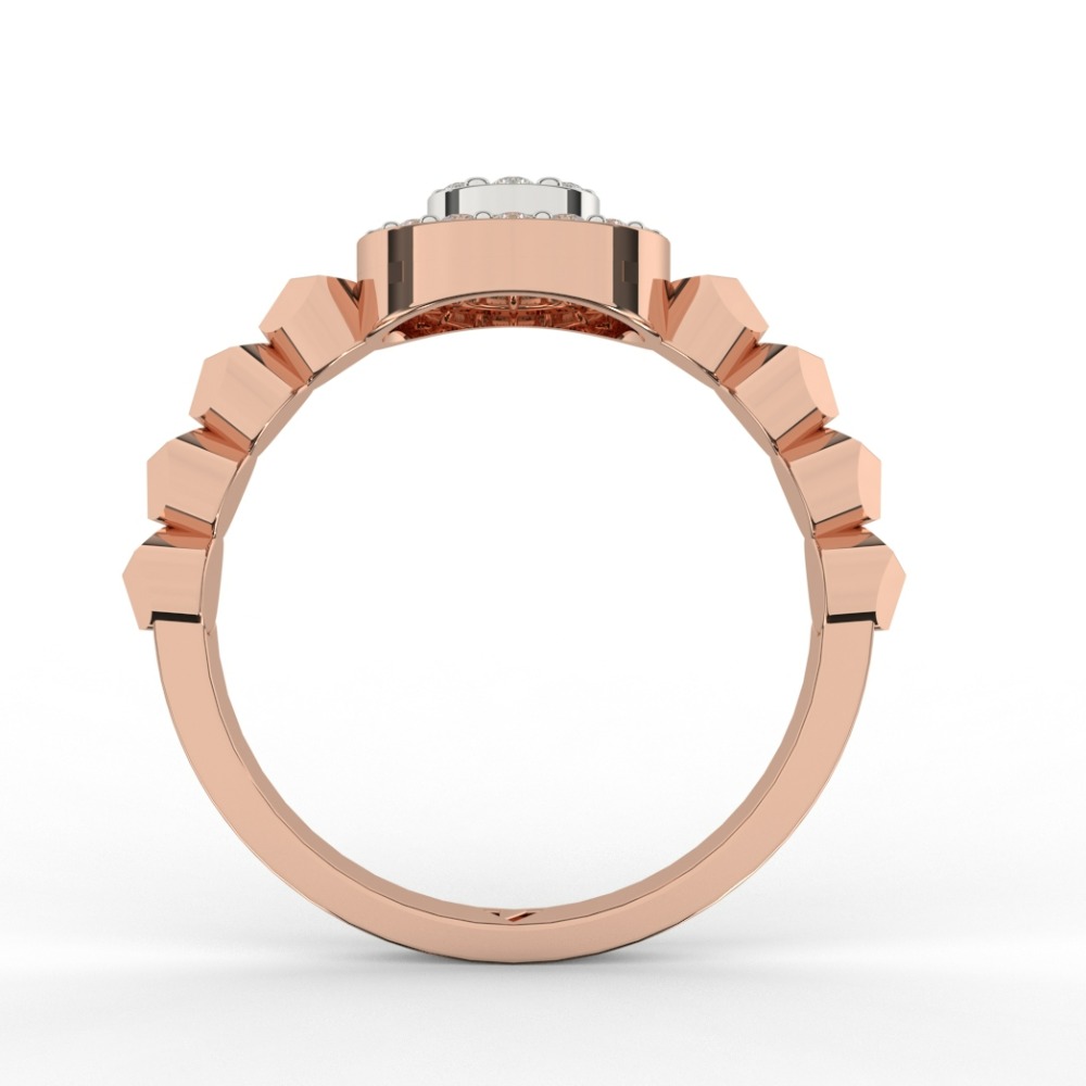 Round Halo Lab Grown Diamond Wedding Ring