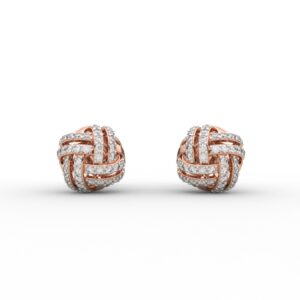 Charming Seven Diamond Stud Earrings