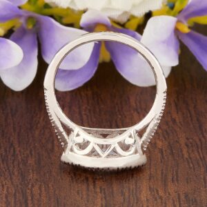 1.54ct Marquise Moissanite Diamond Ring