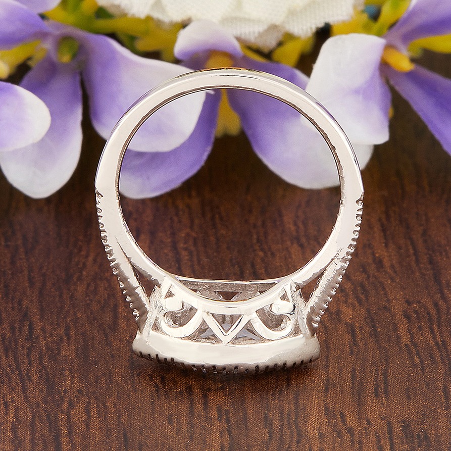 1.54ct Marquise Moissanite Diamond Ring