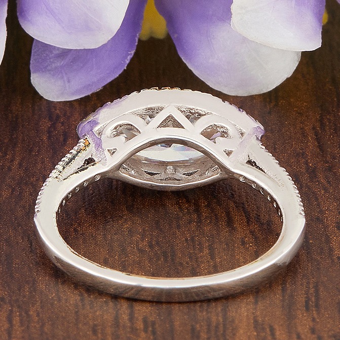 1.54ct Marquise Moissanite Diamond Ring