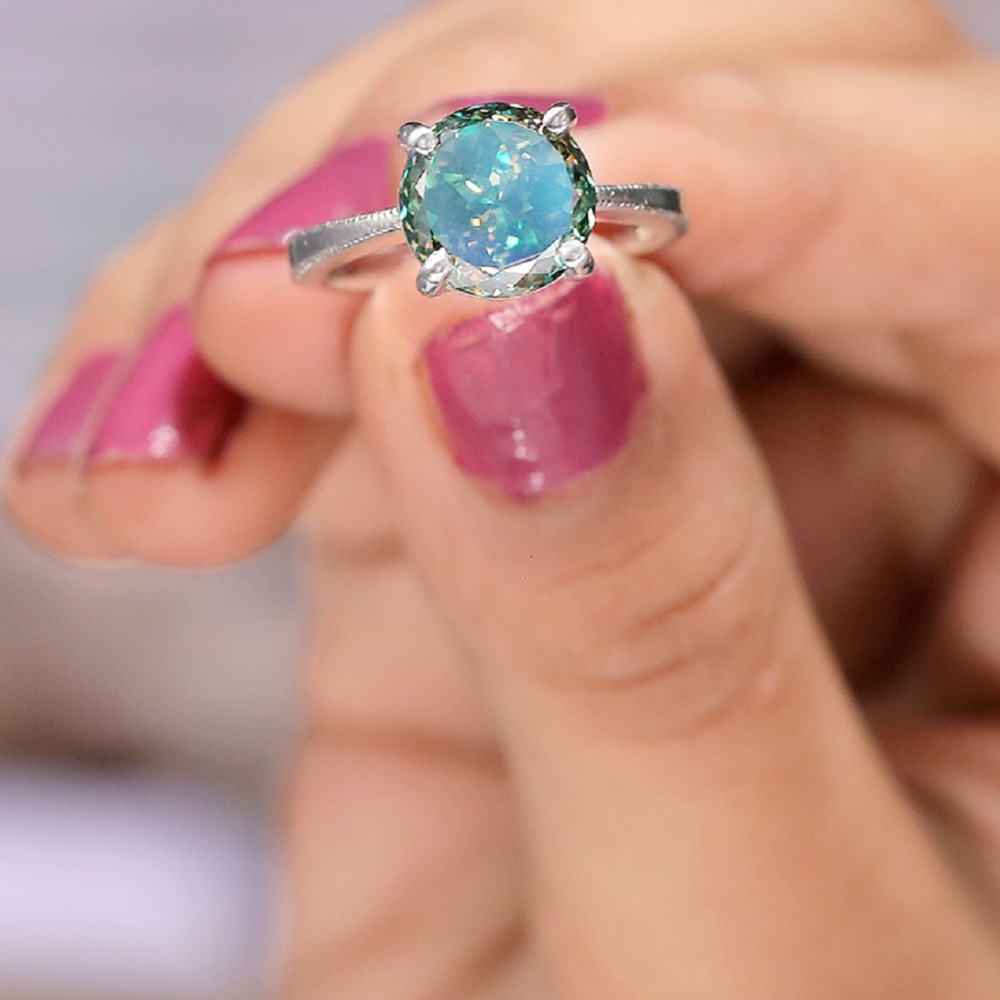 2.38ct portuguese moissanite diamond ring