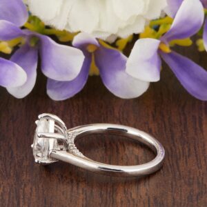 2.15ct Pear Moissanite Diamond Ring for Vintage