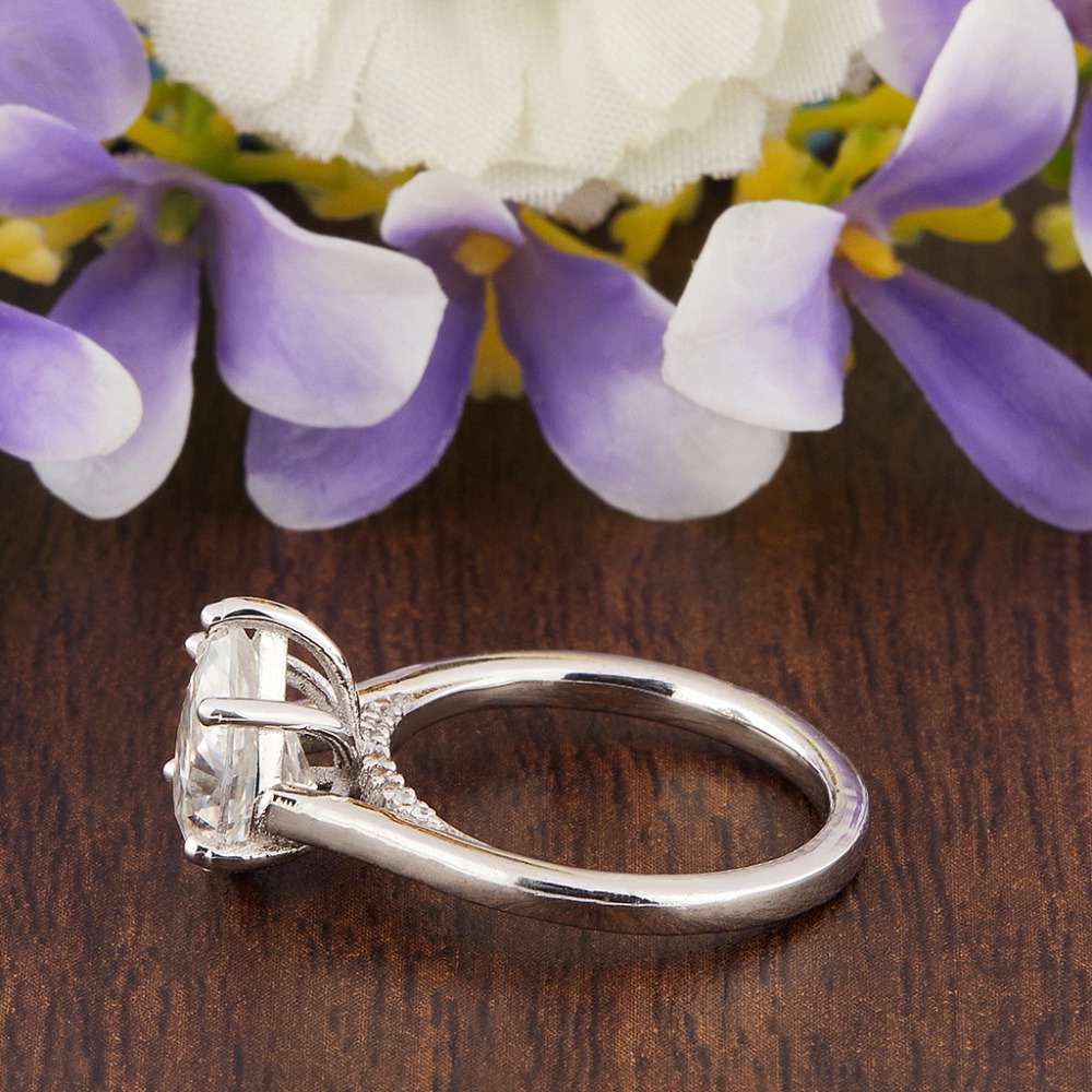2.15ct Pear Moissanite Diamond Ring for Vintage