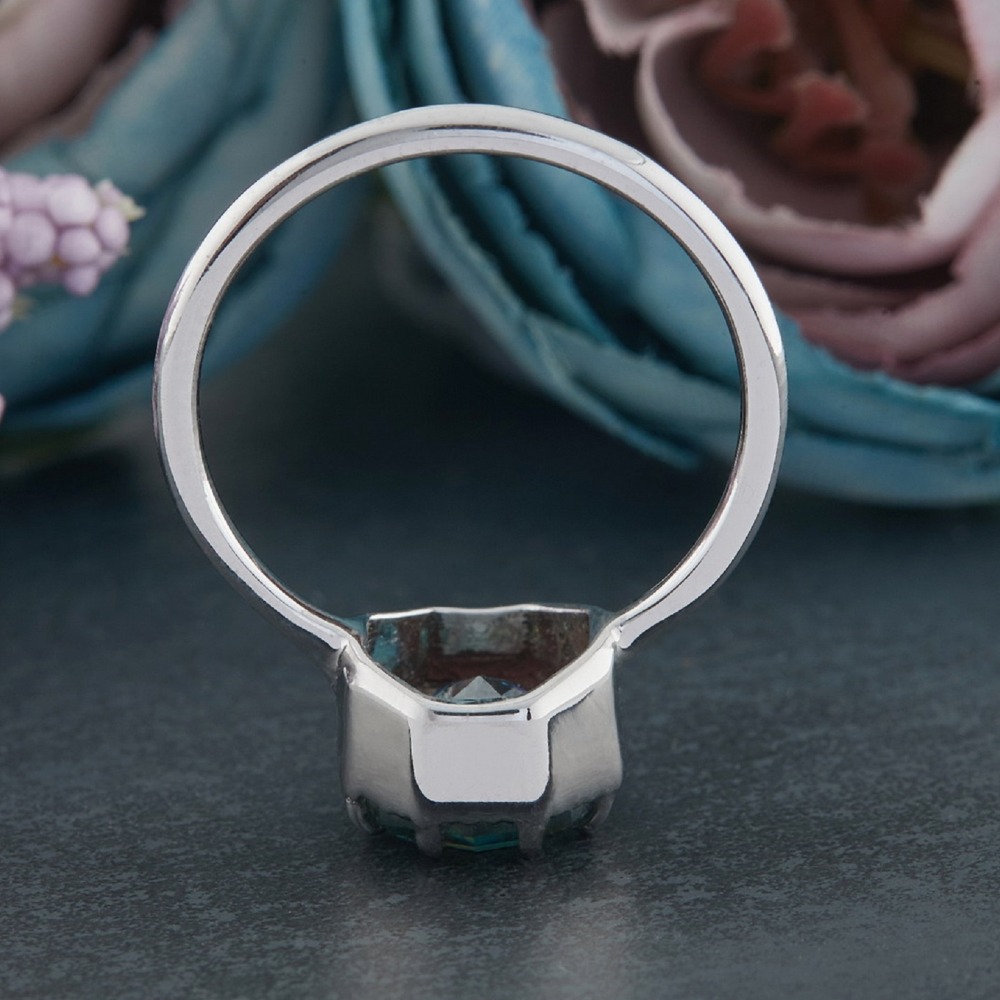 Octagon Moissanite Diamond Ring for Women's