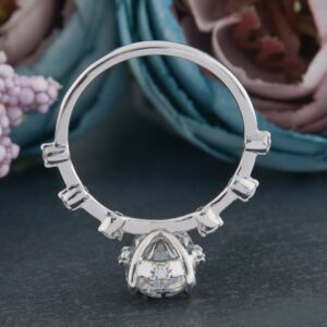 2.05ct Oval Engagement Ring in Platinum