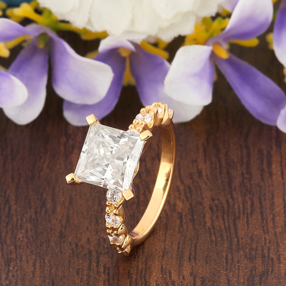 3.25ct Princess Lab Grown Diamond Ring