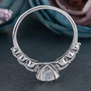 Moissanite Diamond Ring for Women's