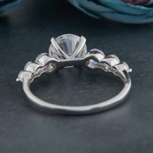 Moissanite Diamond Ring for Women's