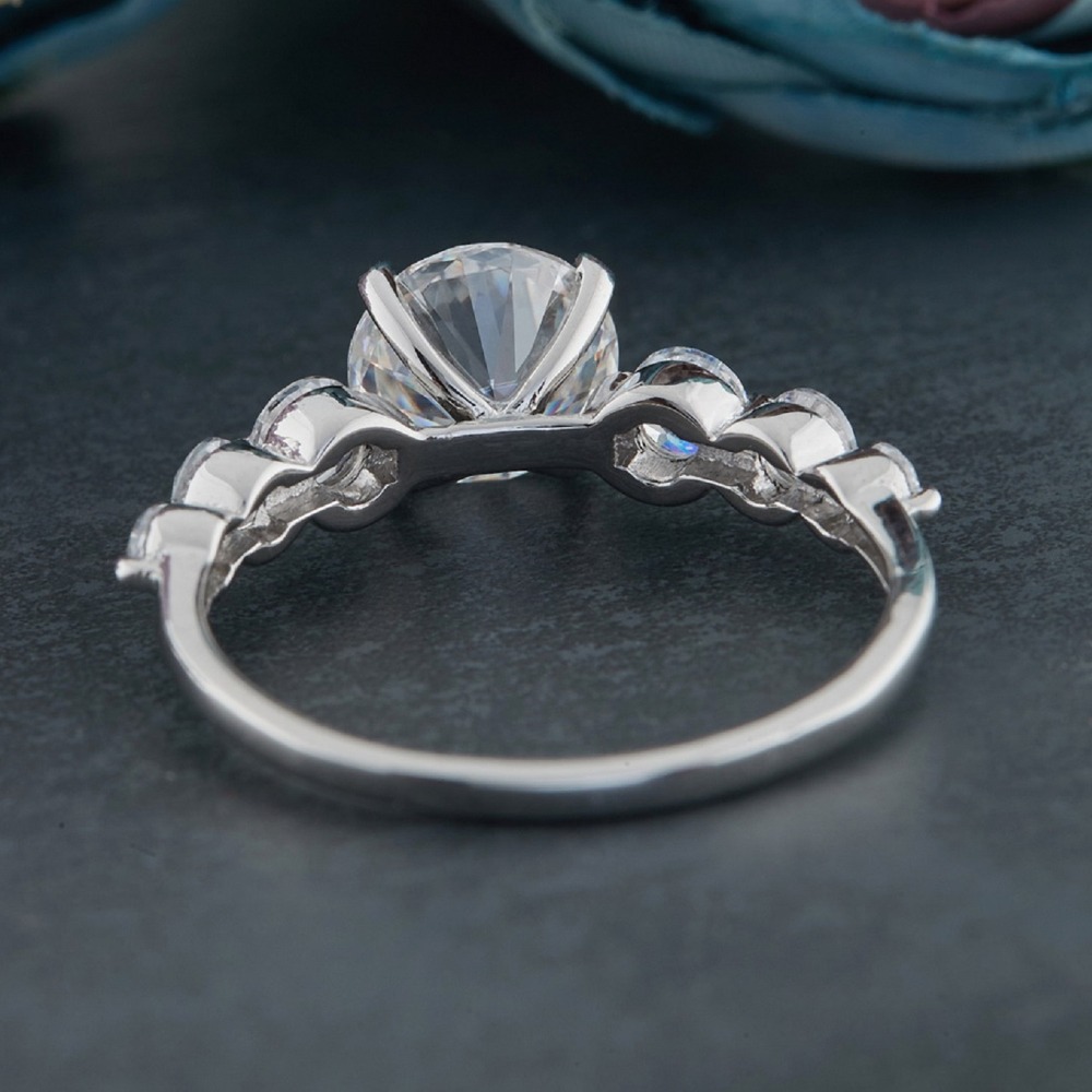 Moissanite Diamond Ring for Women's