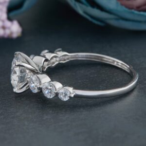 Moissanite Diamond Ring for Women's