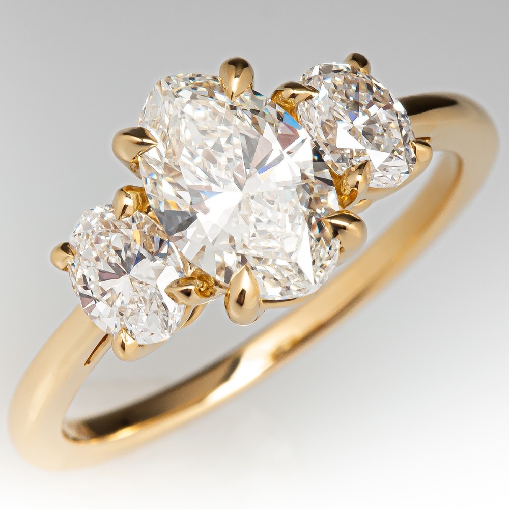 916 Gold Real Diamond Ring For Women
