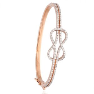 18K Rose Gold Diamond Bracelet