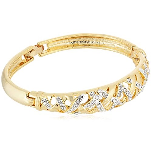 24K Gold Designer Diamond Bracelet