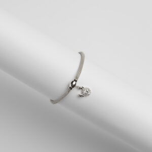Rositaa Silver Deer Horns Bracelet