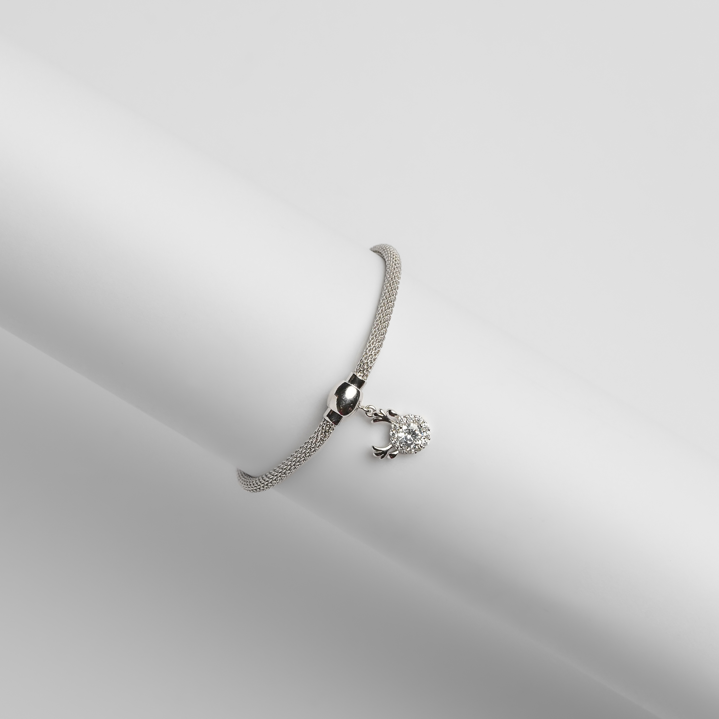 Rositaa Silver Deer Horns Bracelet