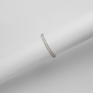Rositaa Sliver Tennis Simulated Bracelet