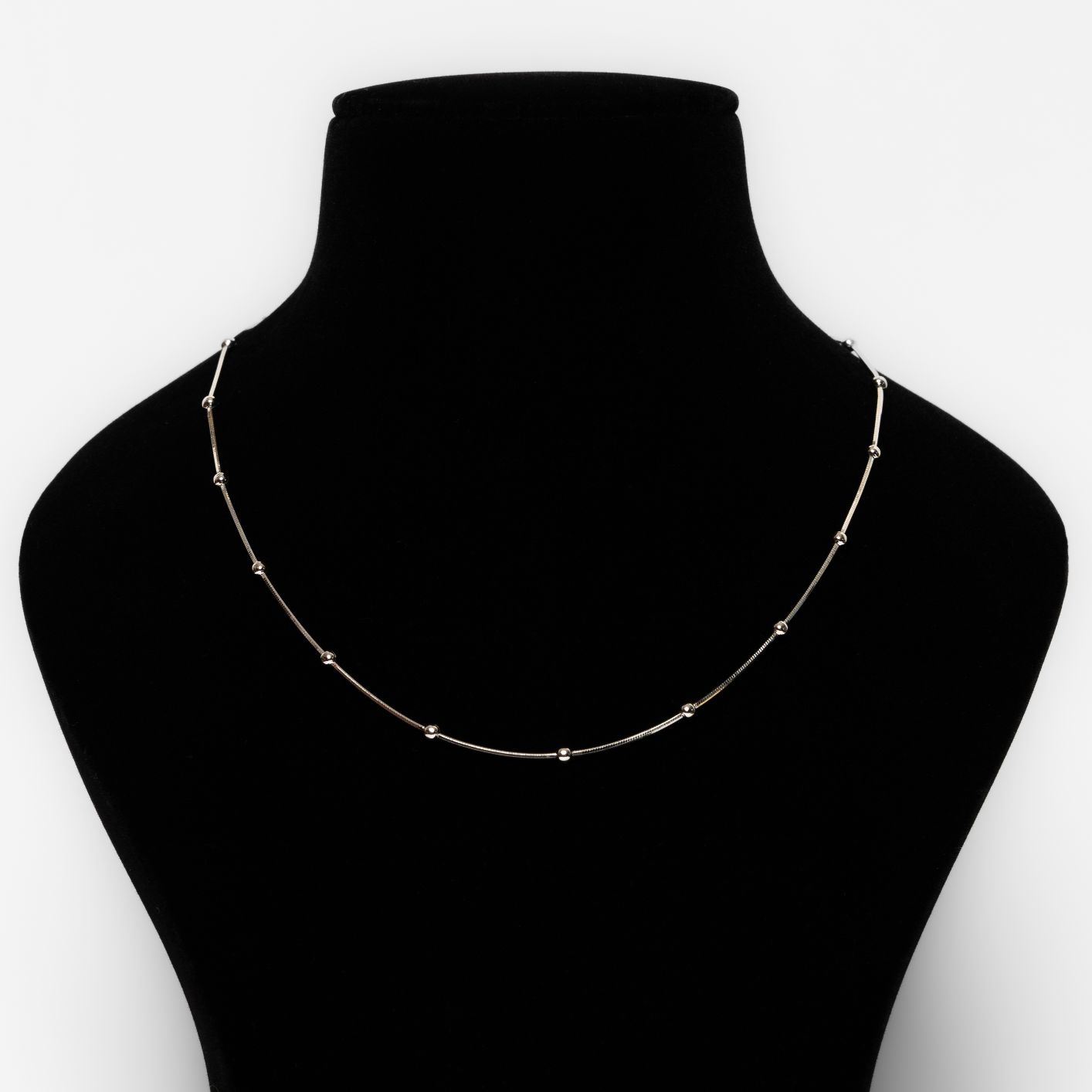Simply & Stylish Sliver Ball Chain