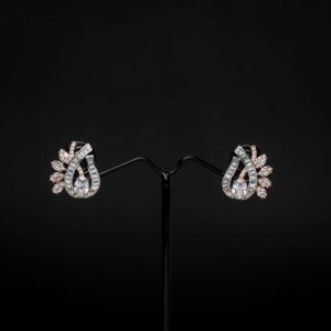 Rositaa Rose Gold & Silver Victoria Ladies Earring