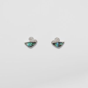 Beautiful Swan Bird Shine Earring