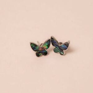 Rositaa Enamel Blue Butterfly Earring